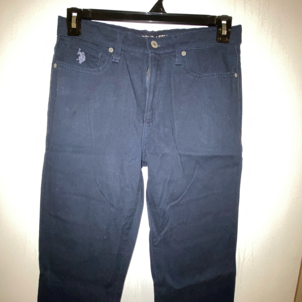 U.S. Polo Assn. Women's Straight Leg Jeans - Navy Blue